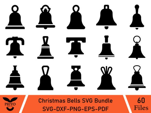 Christmas Bells SVG Bundle: Perfect for Festive Branding