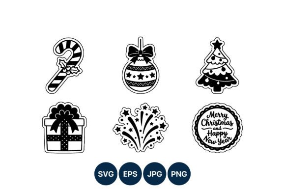 Christmas Icons Vector Set: A Versatile Graphics and Illustrations Tool