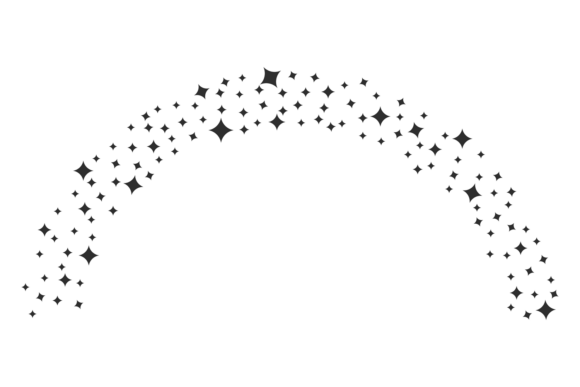 Christmas Star Pattern Round Border: A Festive Graphics Asset