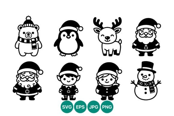 Christmas Vector Icons: A Versatile Graphics Set for Creative Publishers