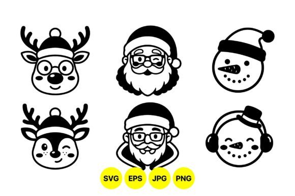 Cute Christmas Character Clipart: A Graphics Review
