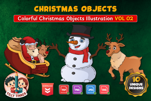 Review: Christmas Objects Illustration Vol 02