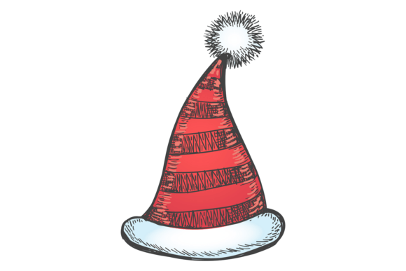 Review: Santa Hat Sketch for Graphics and Illustrations